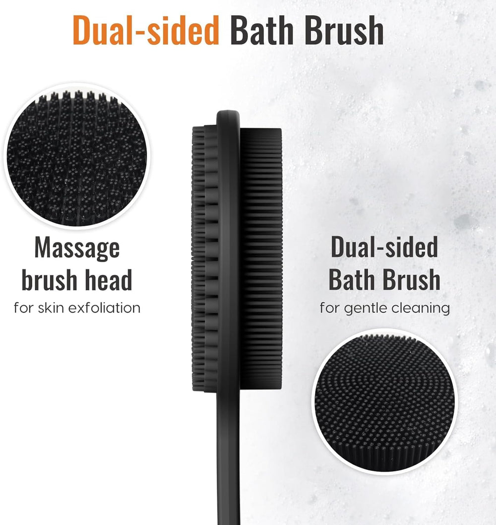 VWMYQ textured massage side detail helping exfoliate and stimulate circulation