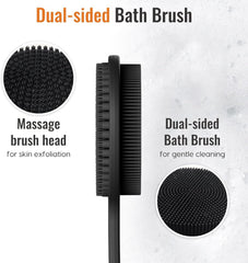 VWMYQ textured massage side detail helping exfoliate and stimulate circulation