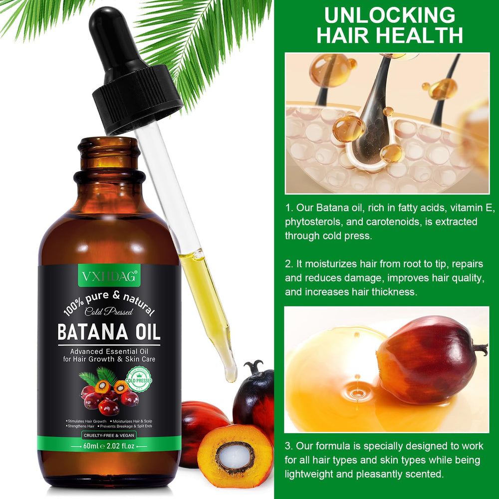 VXHDAG scalp massage with Batana oil demonstrating soothing hydration