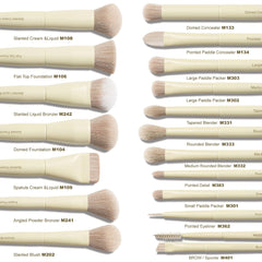 VYNESTRA close-up bristle texture showing ultra-soft fibers for smooth blending