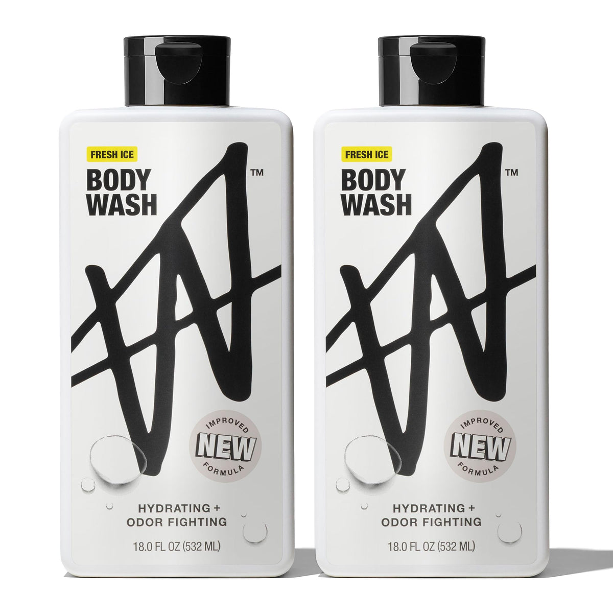 W By Jake Paul front packaging showing bold Fresh Ice label and 18 fl oz size