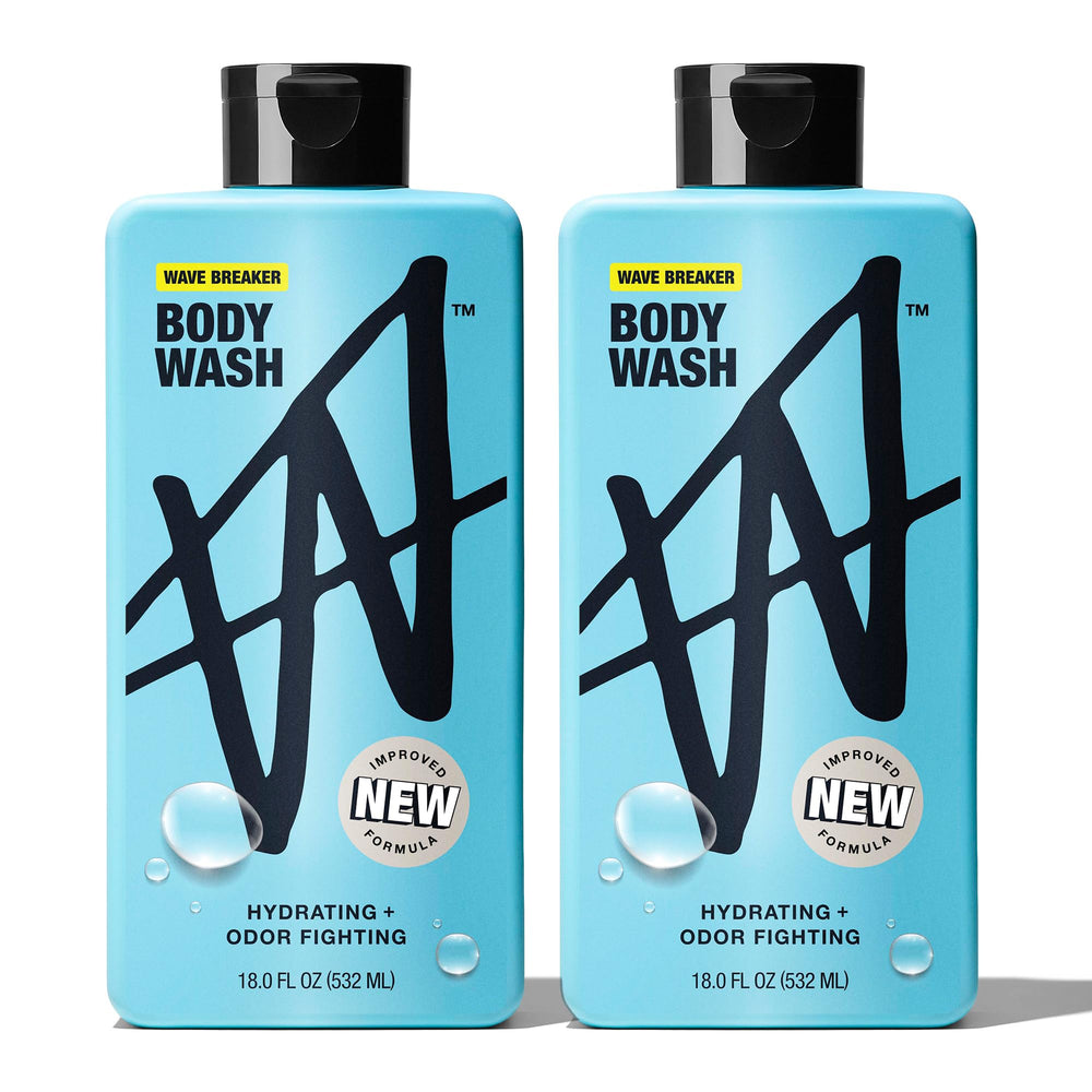 W front bottle showing Wave Breaker branding and bold scent benefit