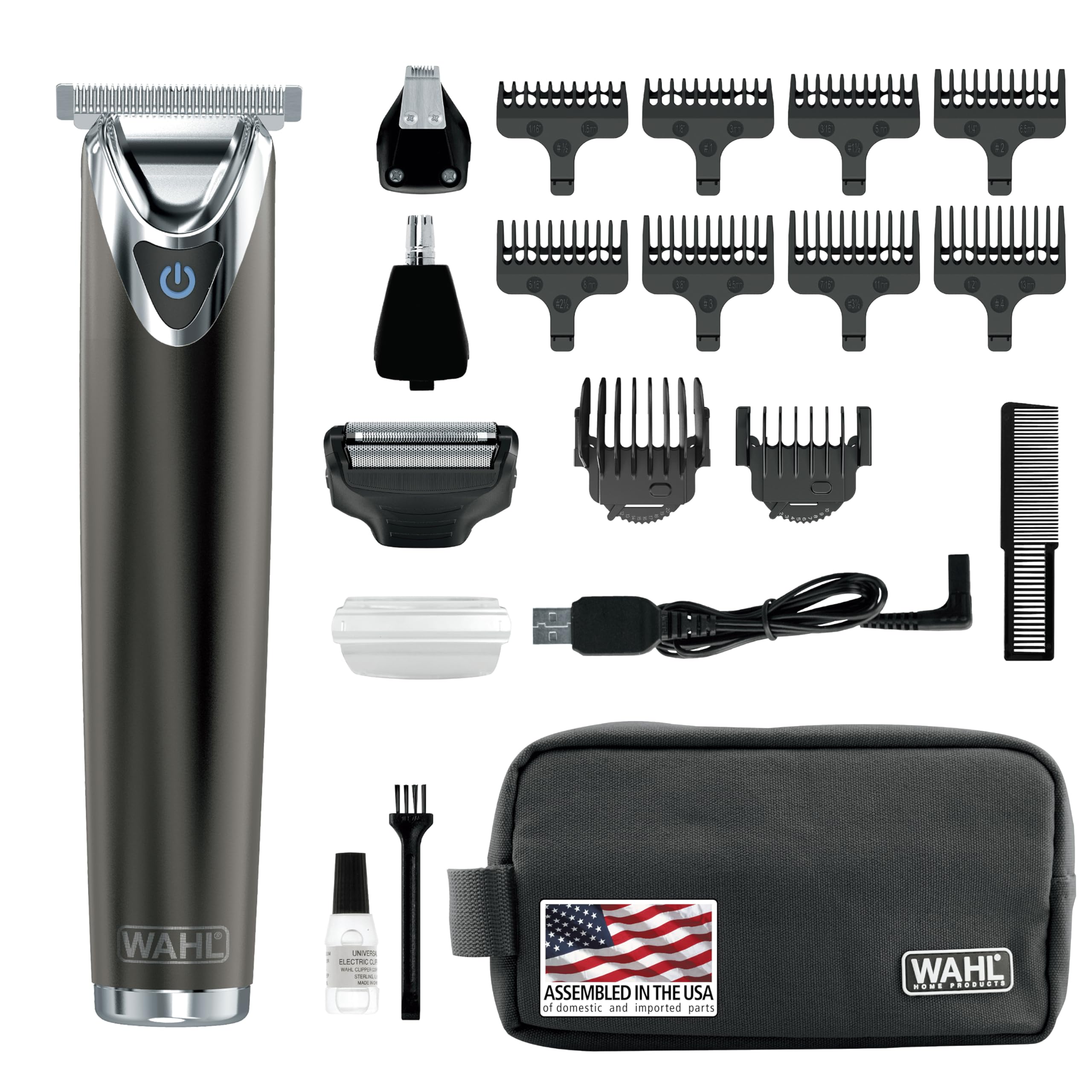 Wahl battery charging cord with global plug for worldwide voltage convenience benefit