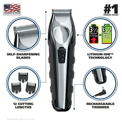Wahl close-up of self-sharpening blade showing precision edge benefit