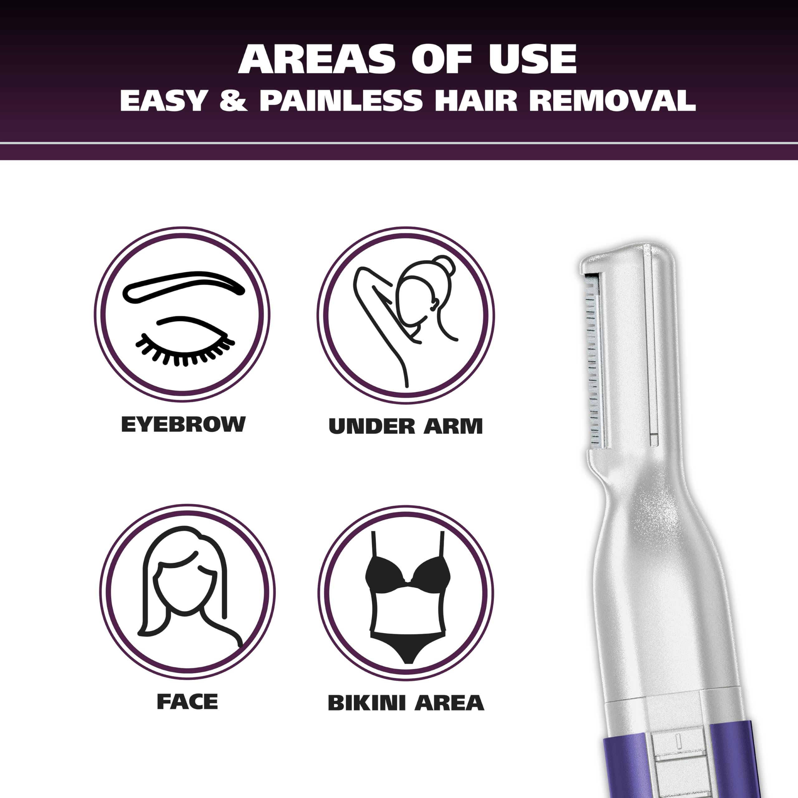 Wahl close-up of stainless steel blades highlighting precision and long-lasting cutting