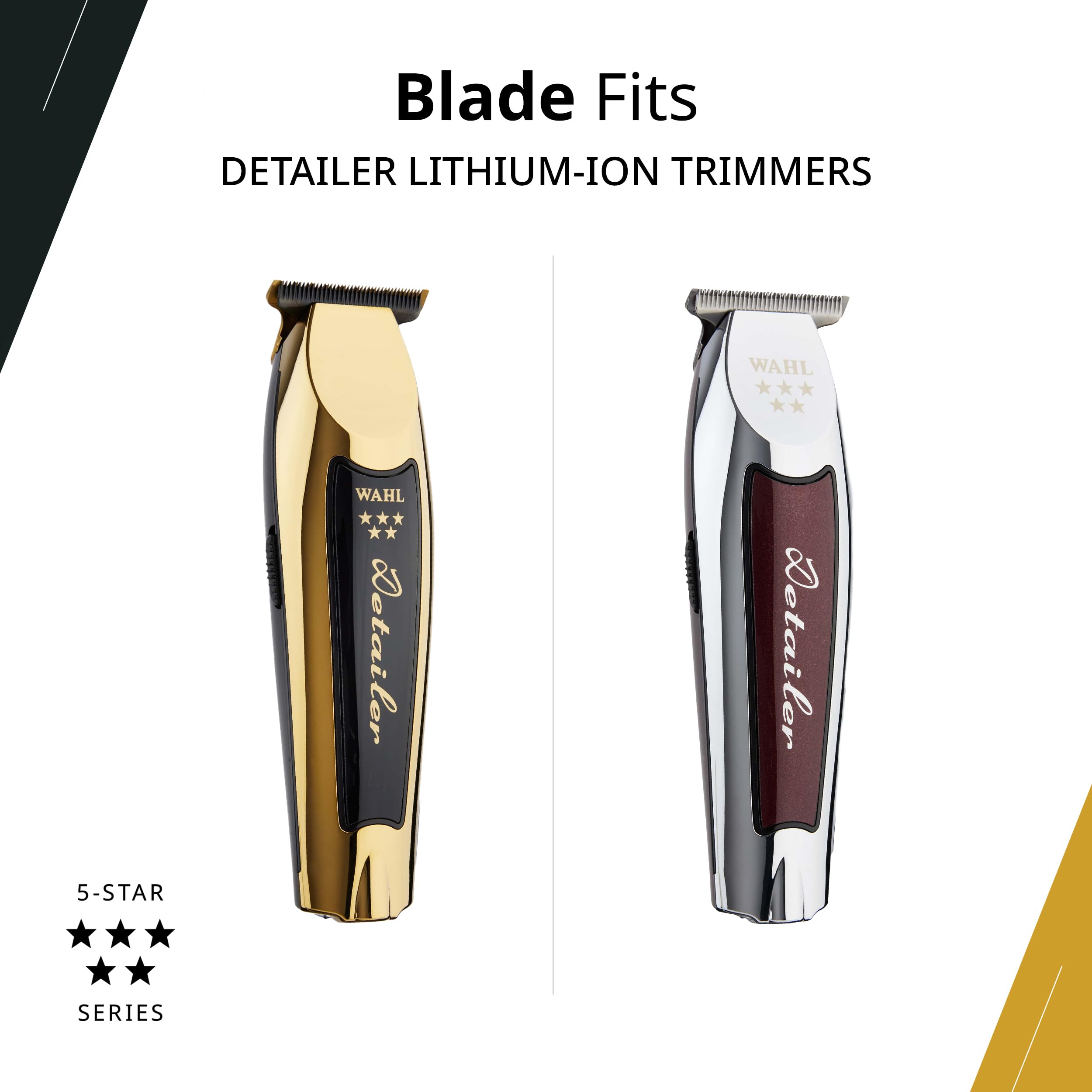 Wahl blade mounted on trimmer in use demonstrating faster bulk removal