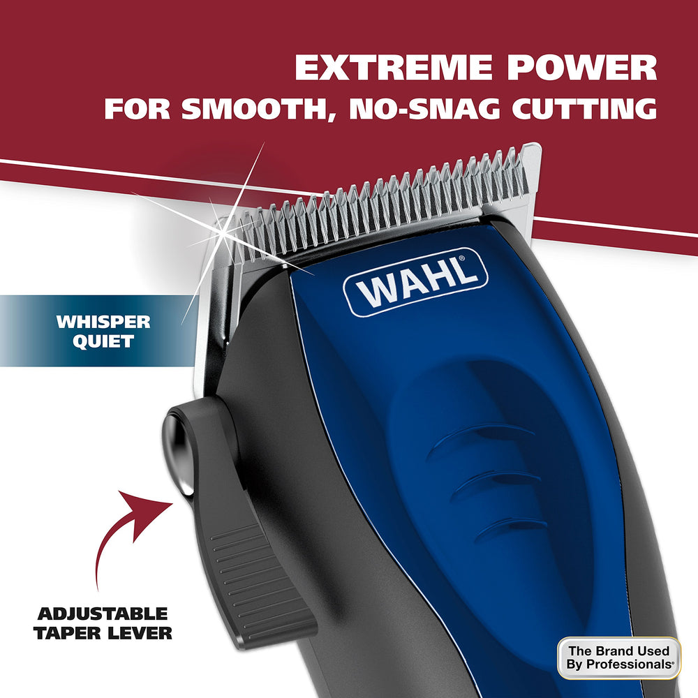 Wahl array of attachment guards showing length variety for versatile cuts