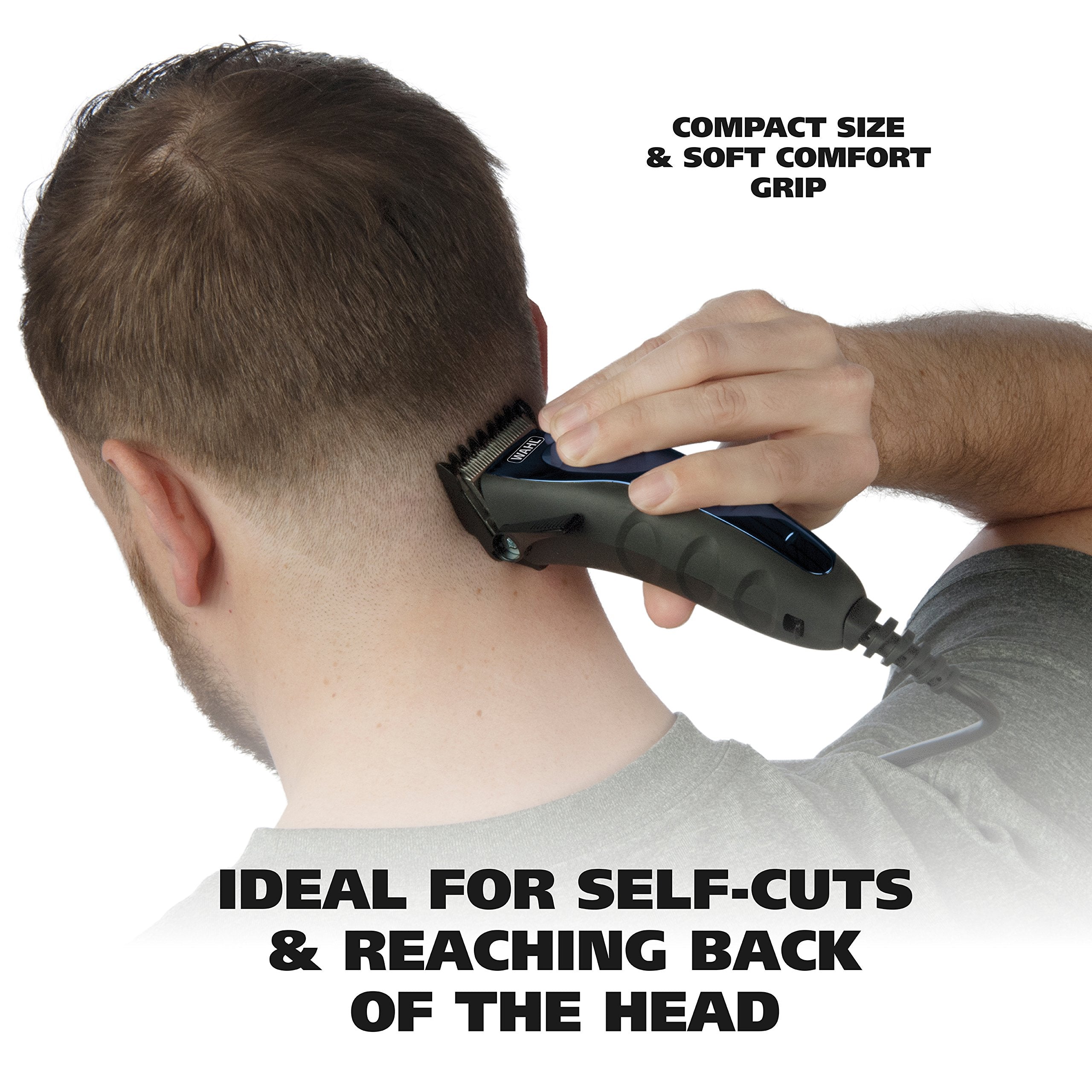 Wahl clipper side with taper lever for precise length control benefit