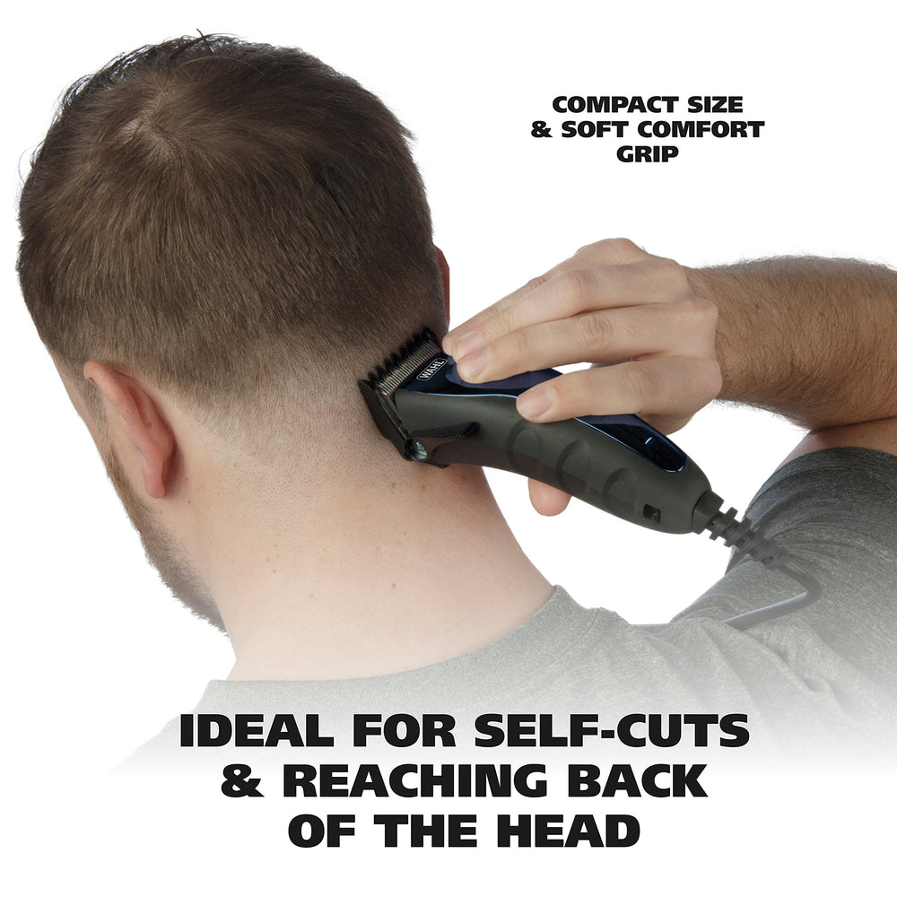 Wahl clipper side with taper lever for precise length control benefit