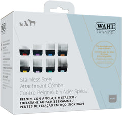Wahl comb attached to clipper in use showcasing secure fit and reliable trimming benefit