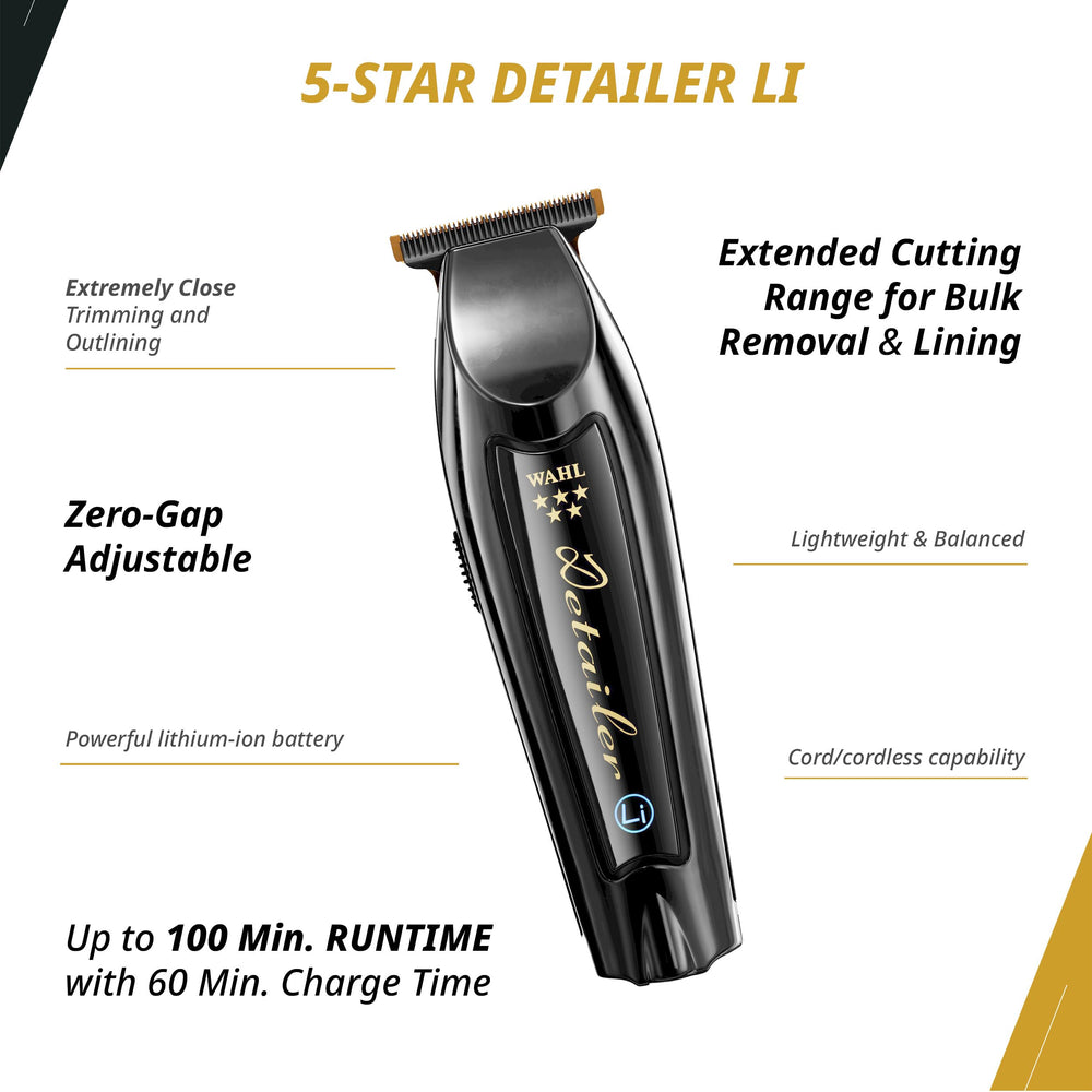 Wahl Professional combo held in barber hand during use for improved maneuverability and control