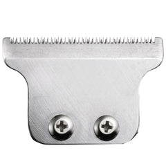 Wahl extra wide T-blade front view showing clean edge and professional precision