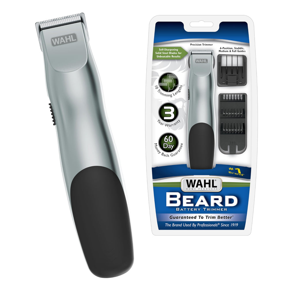 Wahl Groomsman front view showing compact cordless design and controls