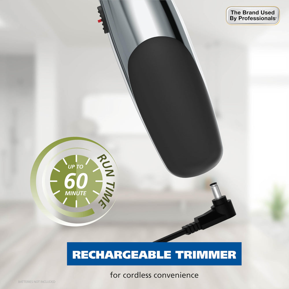 Wahl side profile highlighting ergonomic soft-grip pads for secure control