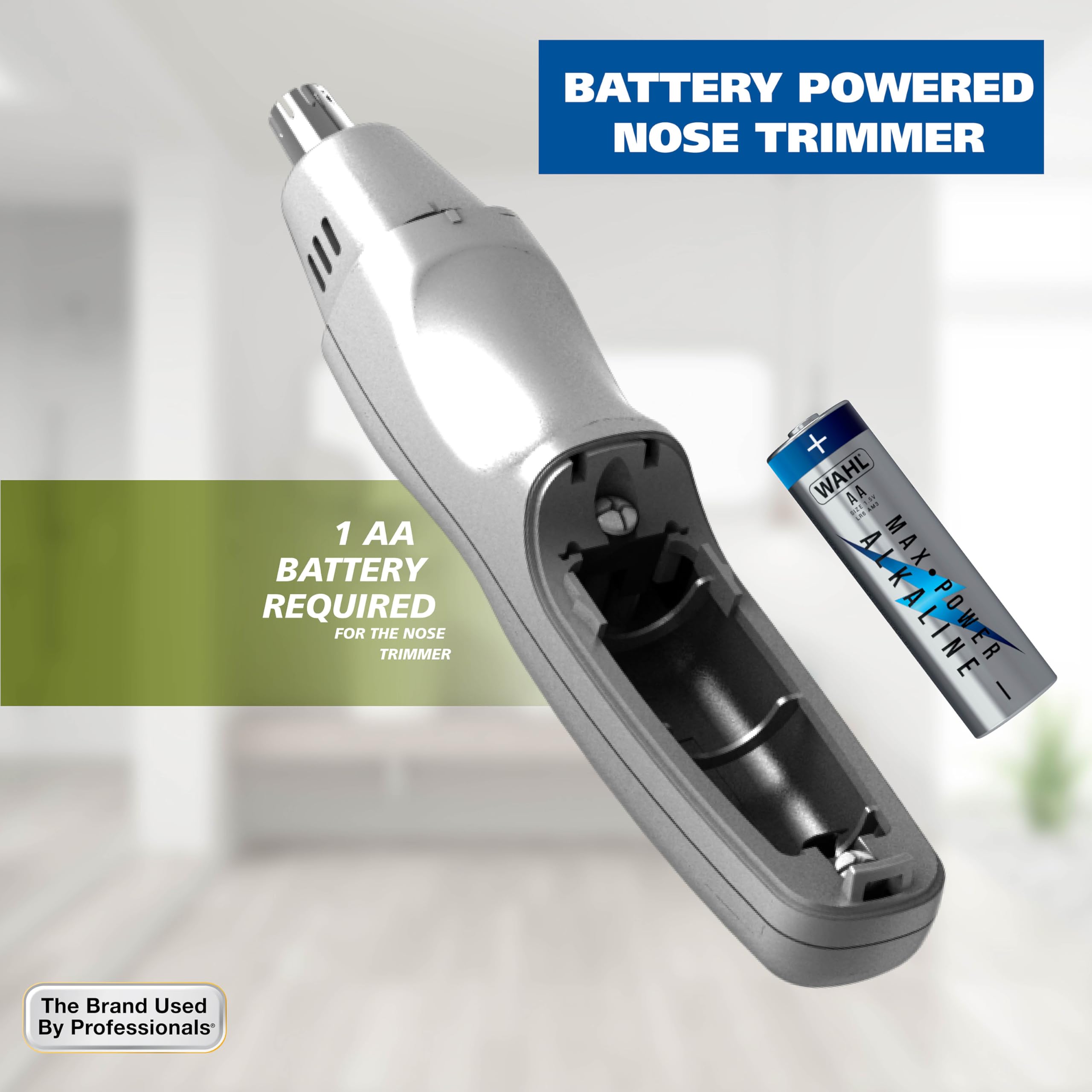 Wahl trimmer used on beard showing precise shaping and neat results