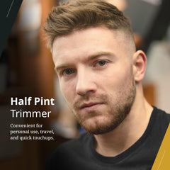 Wahl Professional trimmer held in palm illustrating compact size benefit