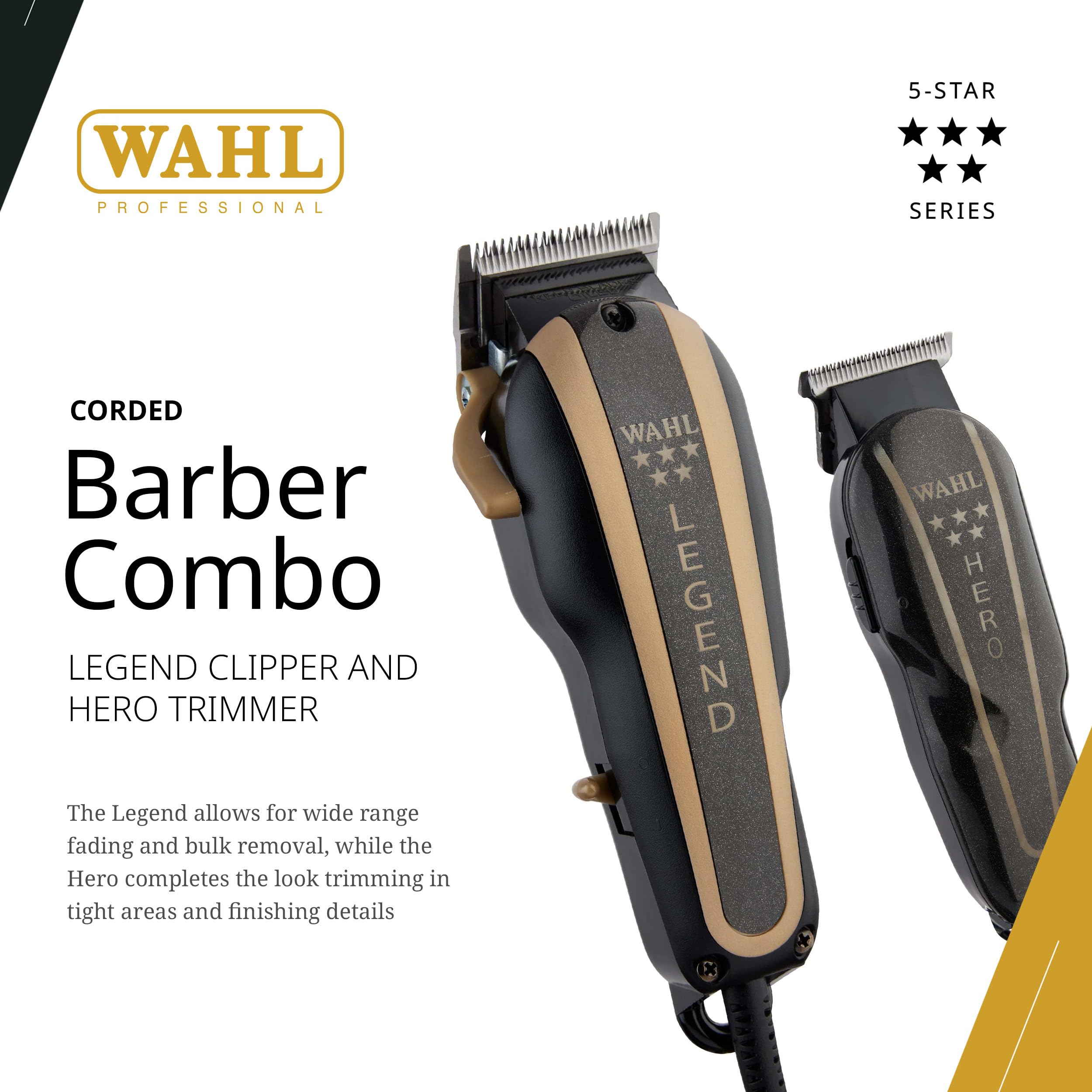 Wahl Hero trimmer profile highlighting compact shape for precise edging