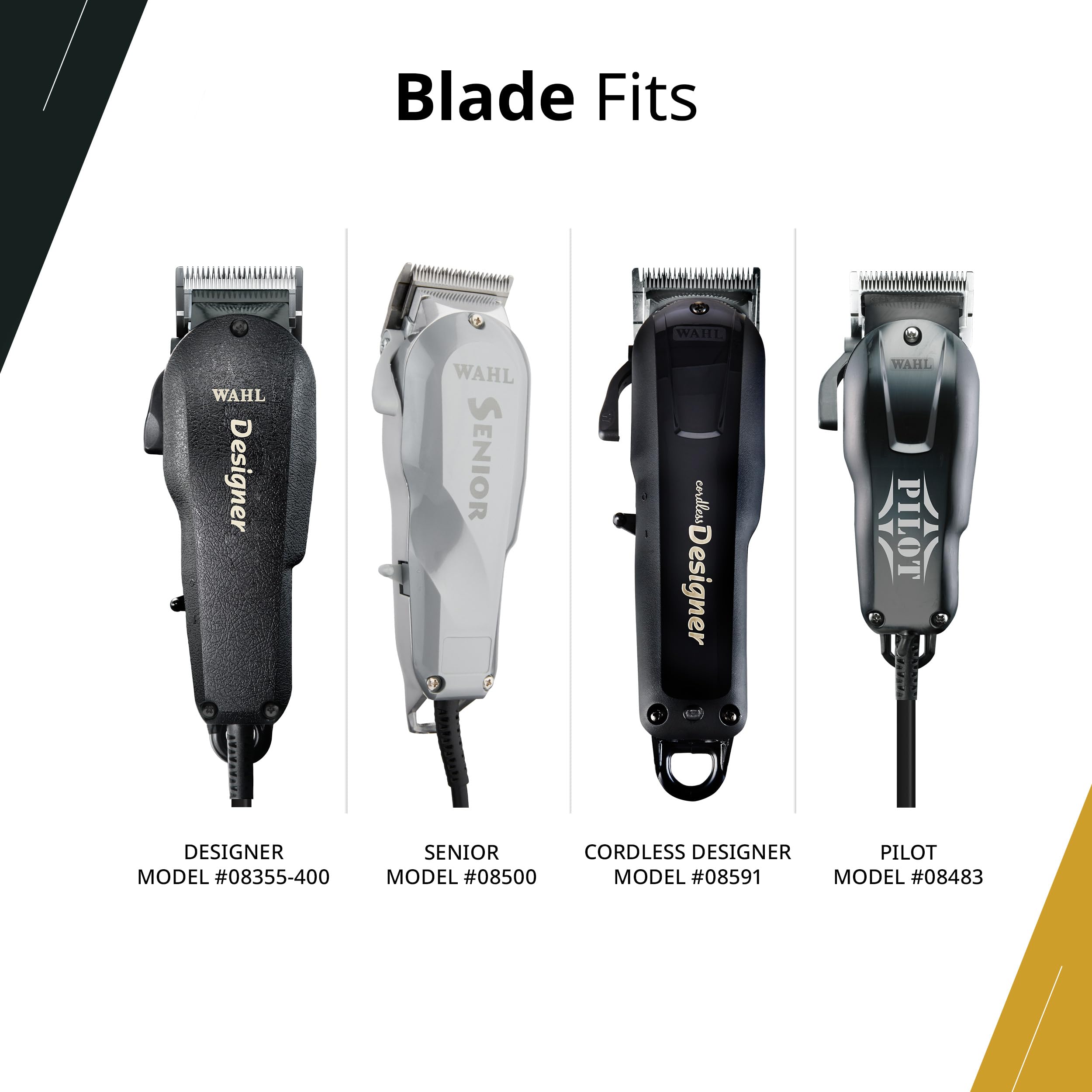 Wahl kit oil and screws included ensuring proper lubrication and secure mounting