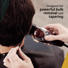 Wahl Magic Clip accessories laid out including eight combs and blade oil for easy maintenance