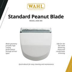 Wahl Professional close-up of blade teeth illustrating sharp finish for smoother cuts