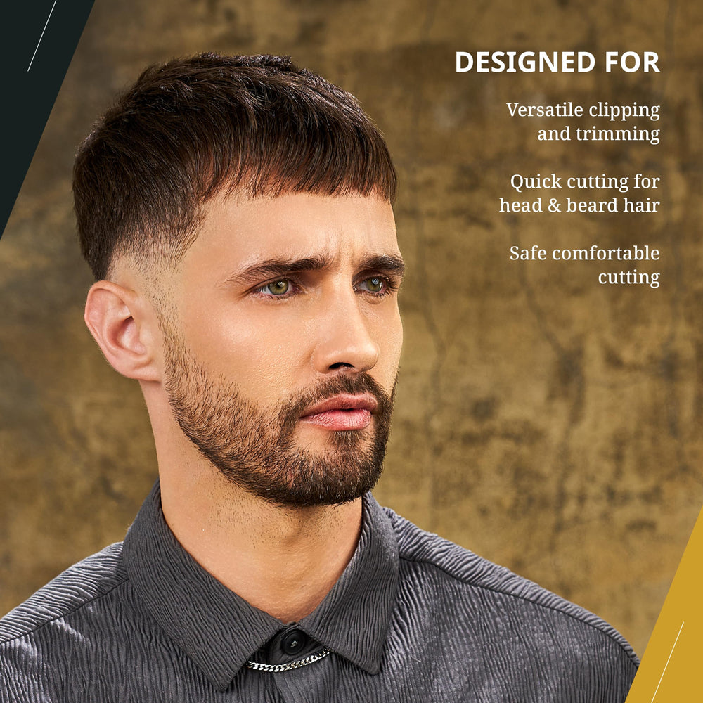 Wahl Professional Peanut Li blue held in hand showing true size and control