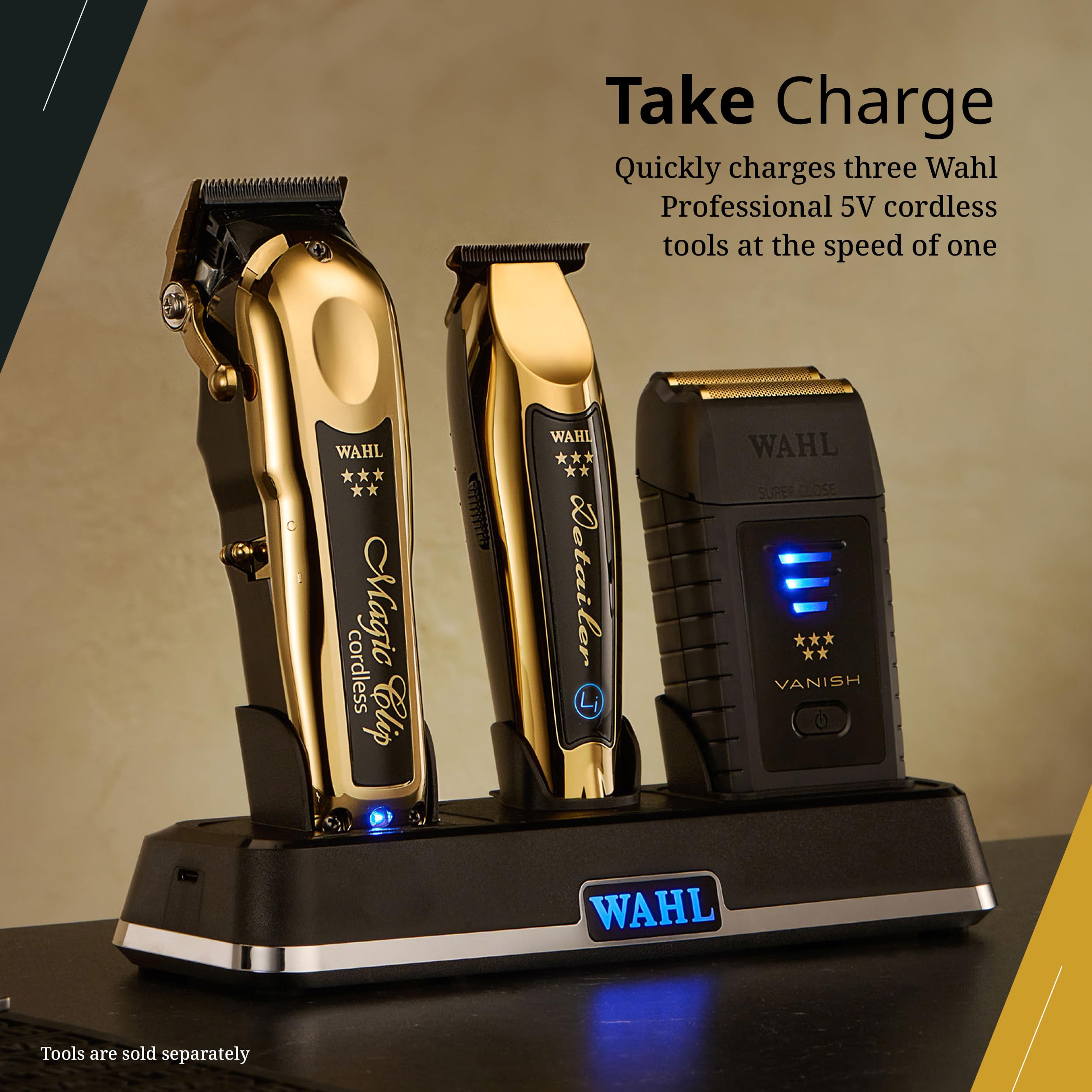 Wahl power station side profile highlighting compact design and space saving