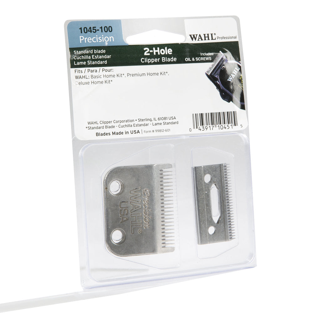 Wahl professional blade edge close-up highlighting sharp teeth for precise, clean cuts