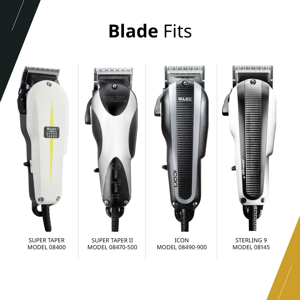 Wahl Professional blade mounted on clipper demonstrating proper fit and performance