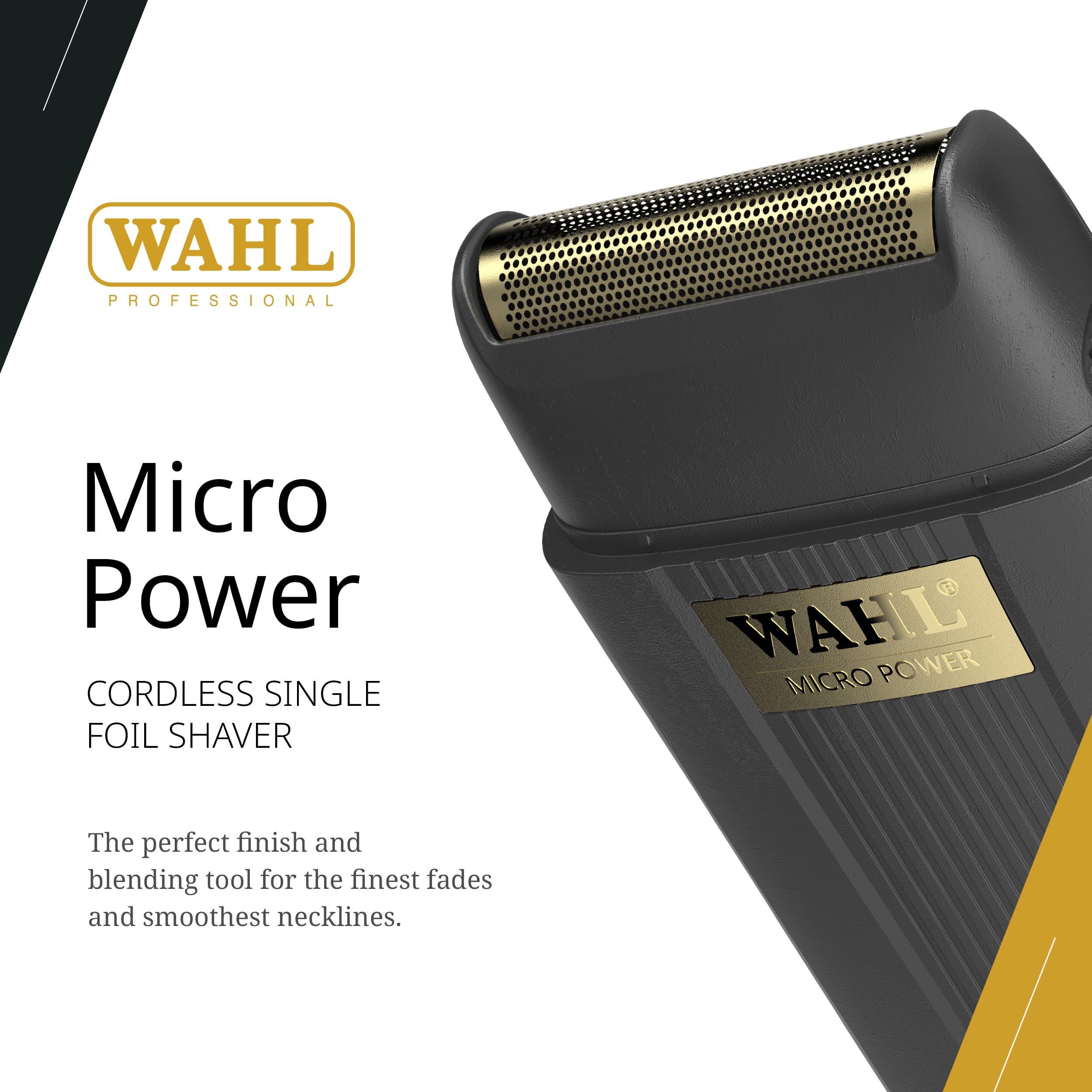 Wahl Professional close-up of foil cutter highlighting cutting edge and smooth results