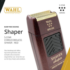 Wahl Professional gold foil close-up highlighting hypoallergenic surface for sensitive skin