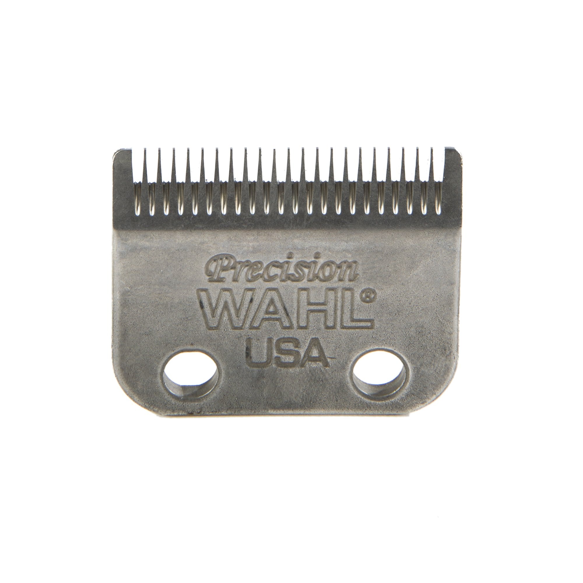 Wahl professional blade installed on clipper in use demonstrating smooth trimming performance