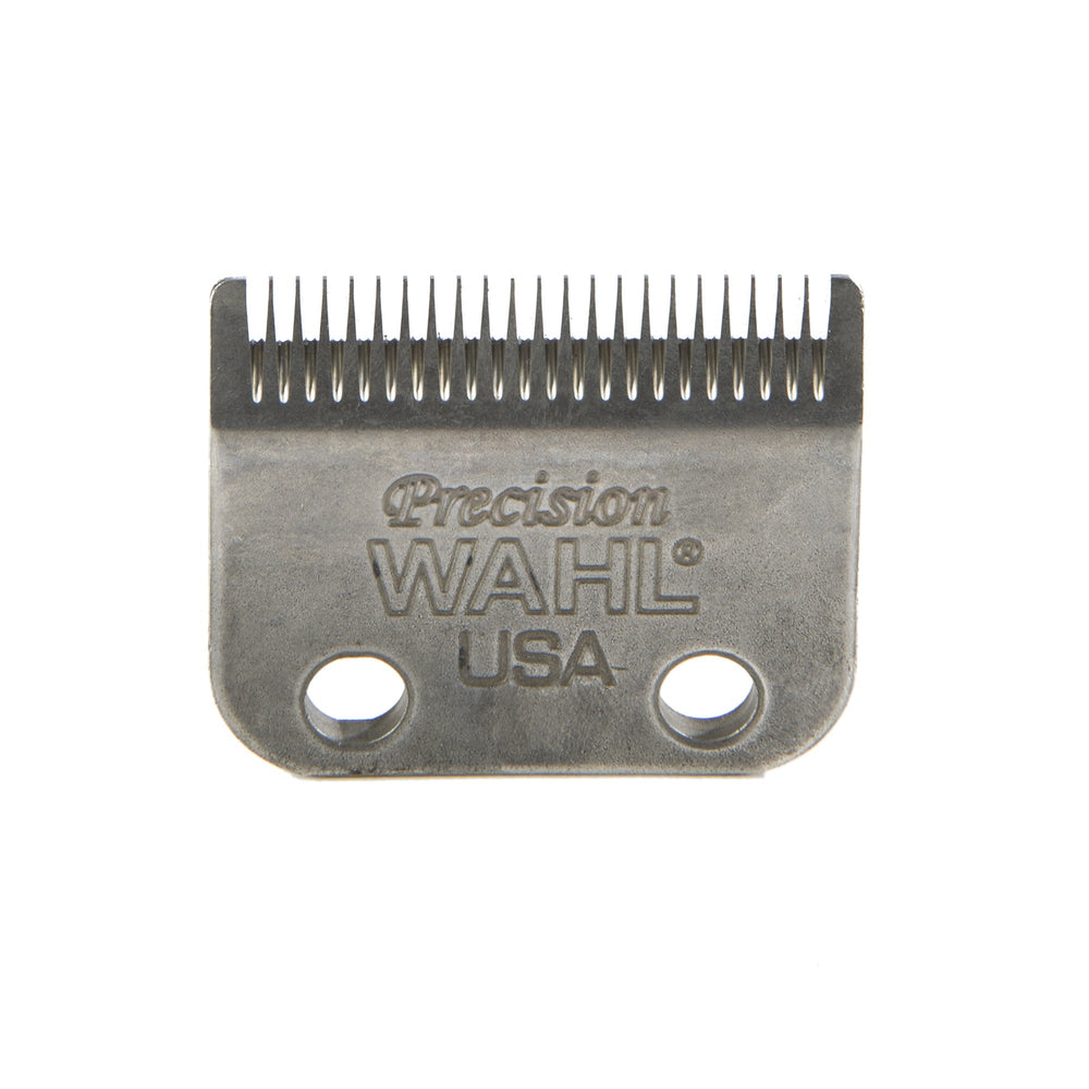Wahl professional blade installed on clipper in use demonstrating smooth trimming performance
