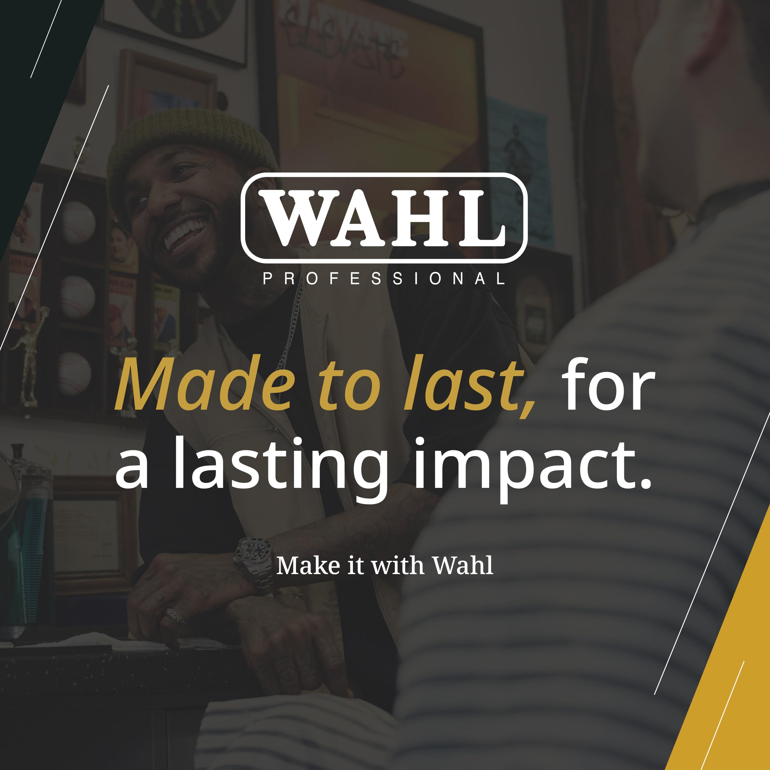 Wahl Professional polished texture and finish detail indicating professional durability