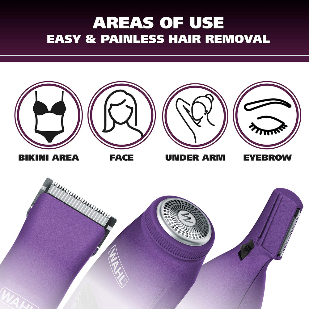Wahl Pure Confidence accessories including cleaning brush and blade oil