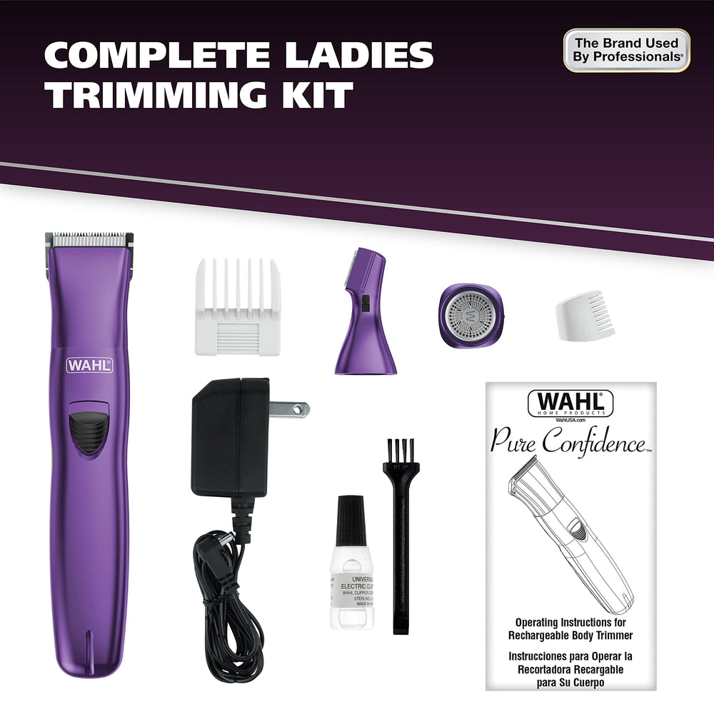 Wahl Pure Confidence staged on bathroom counter for everyday grooming