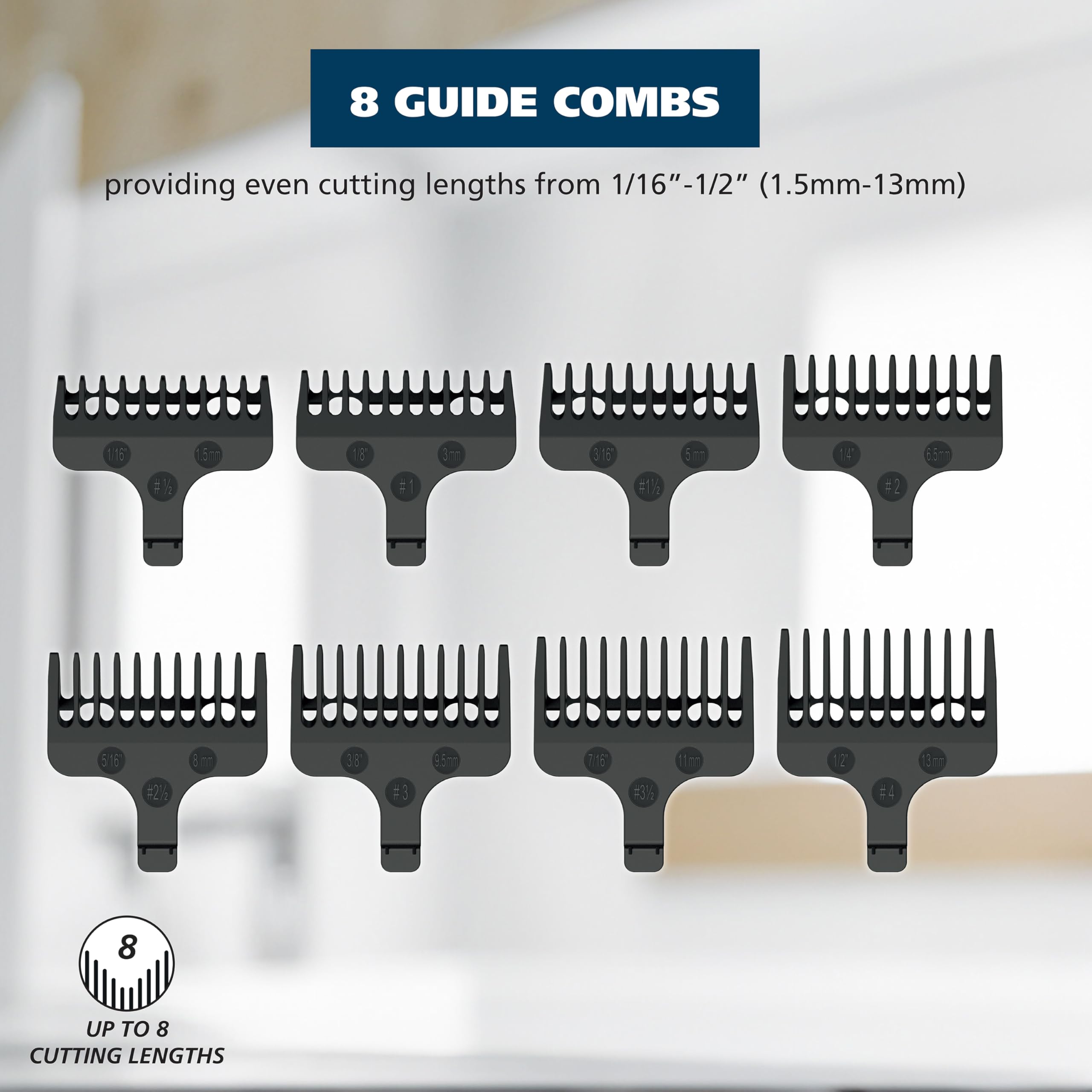 Wahl rotary nose ear head shown rinsable for hygienic trimming benefit