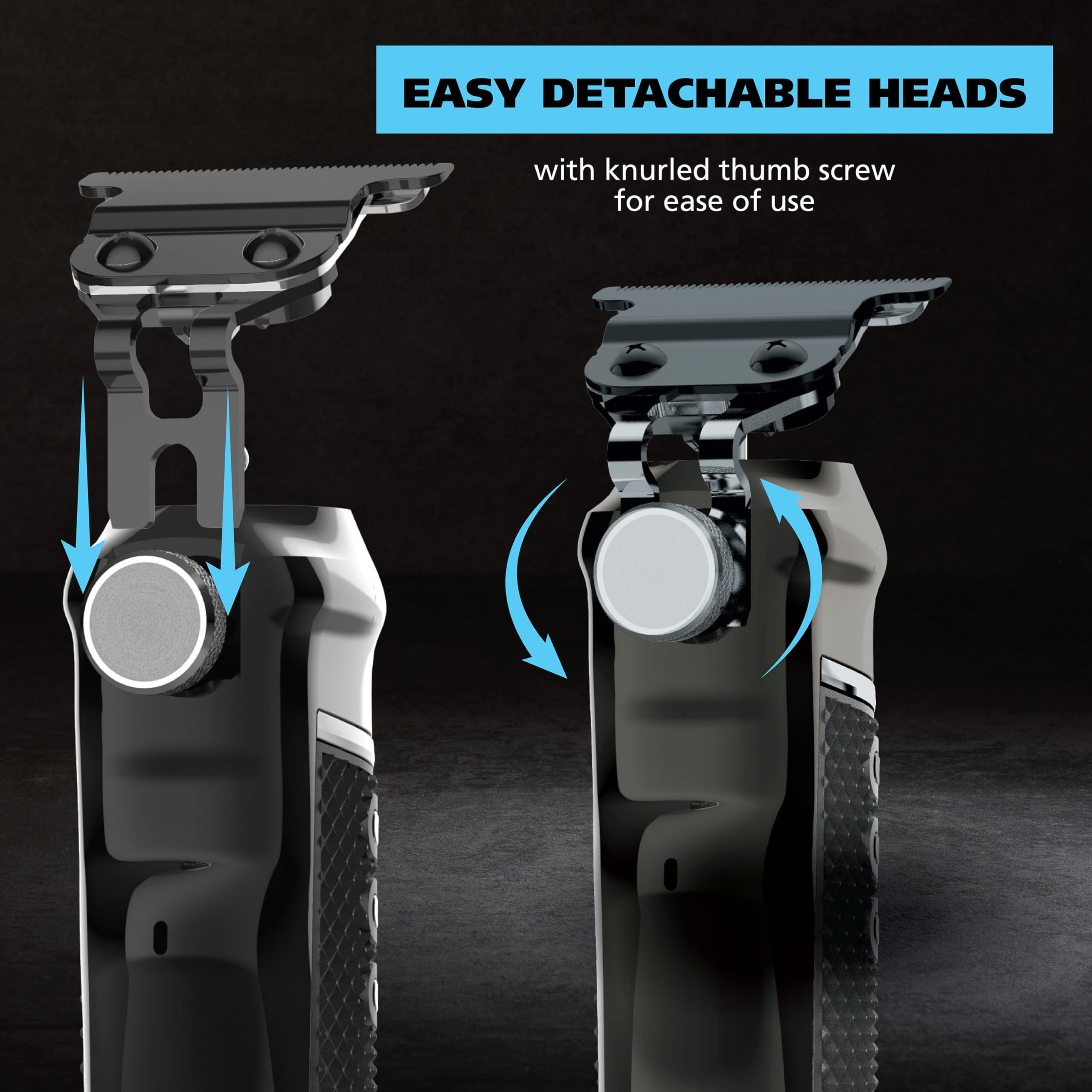 Wahl rotary nose and ear head for hygienic precise trimming benefit