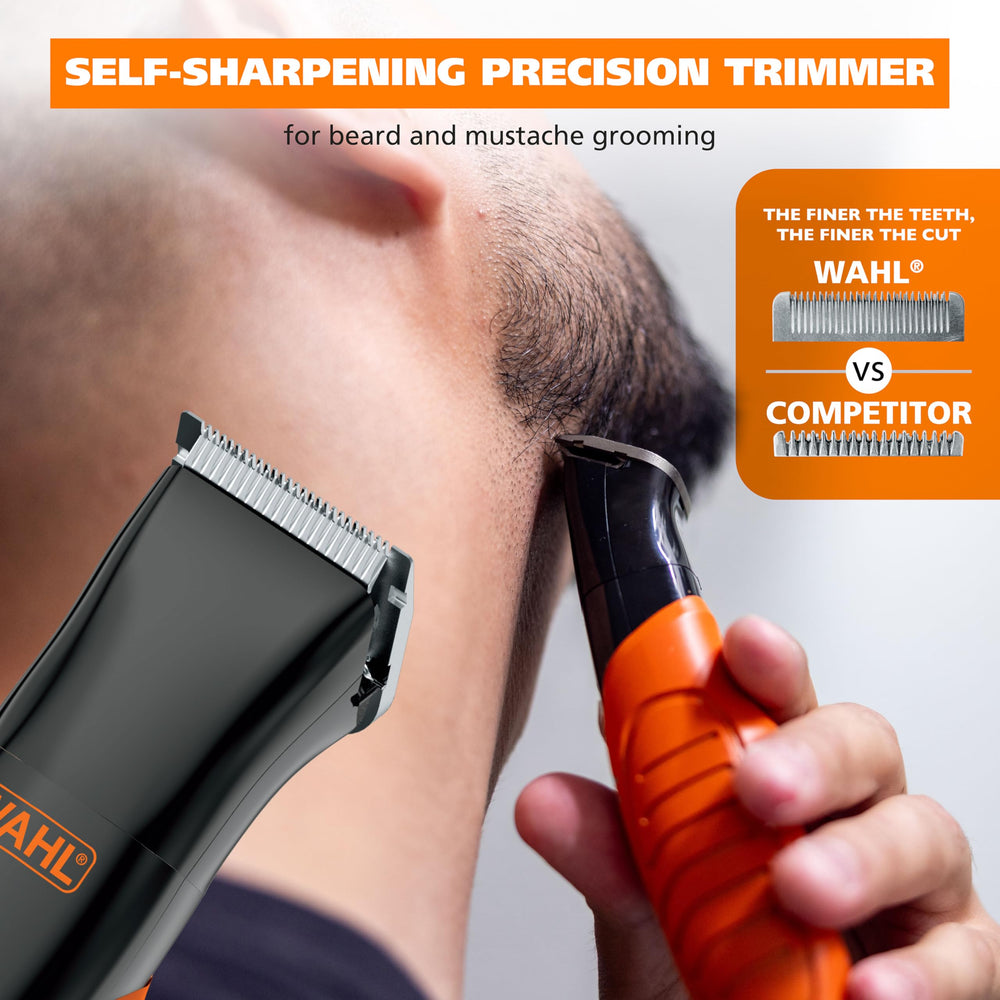 Wahl TrimNinja being rinsed under water for quick hygienic cleaning