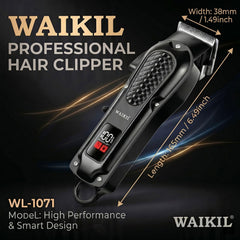WAIKIL titanium-steel blade close-up demonstrating sharp self-grinding edge for precise cuts
