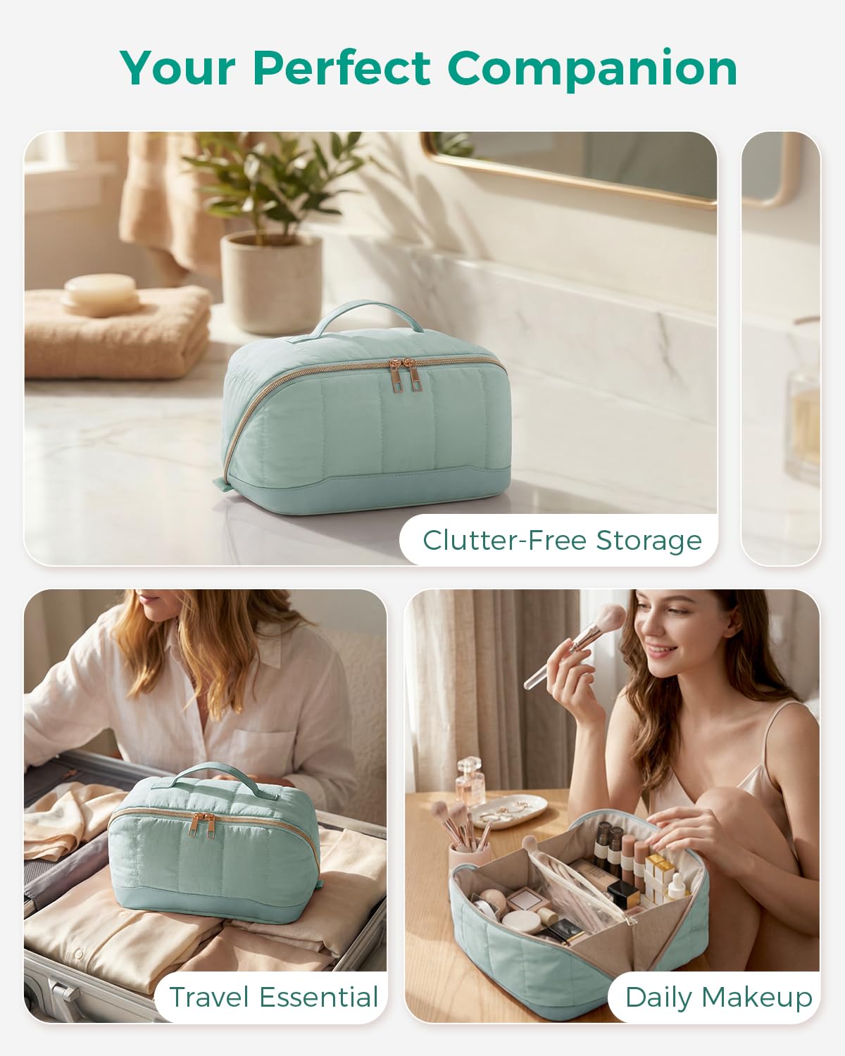 Wandering Nature pouch in travel setting demonstrating portability and everyday convenience
