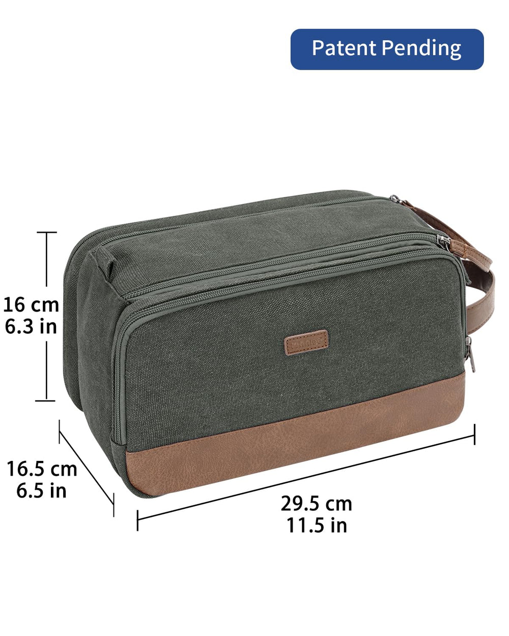 WANDF lifestyle bathroom counter display showing neat travel setup
