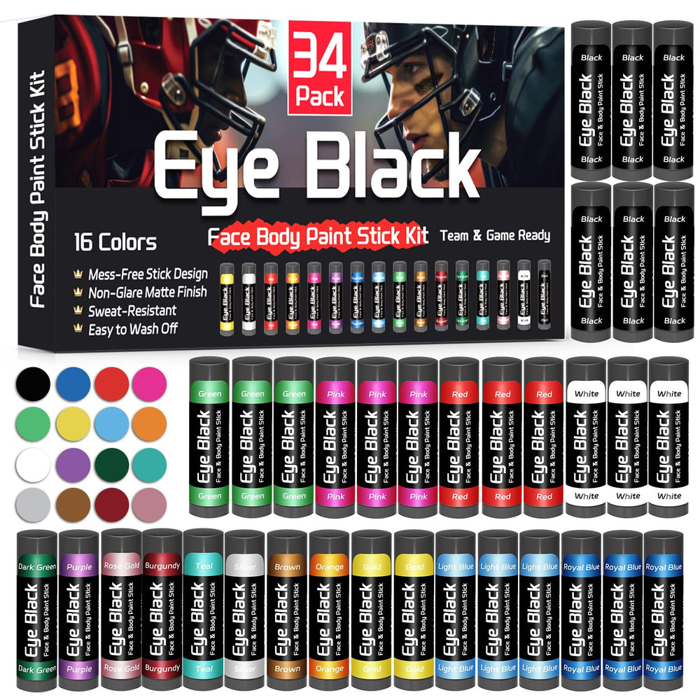 Warmify front packaging showing 34-pack kit and color variety for team unity