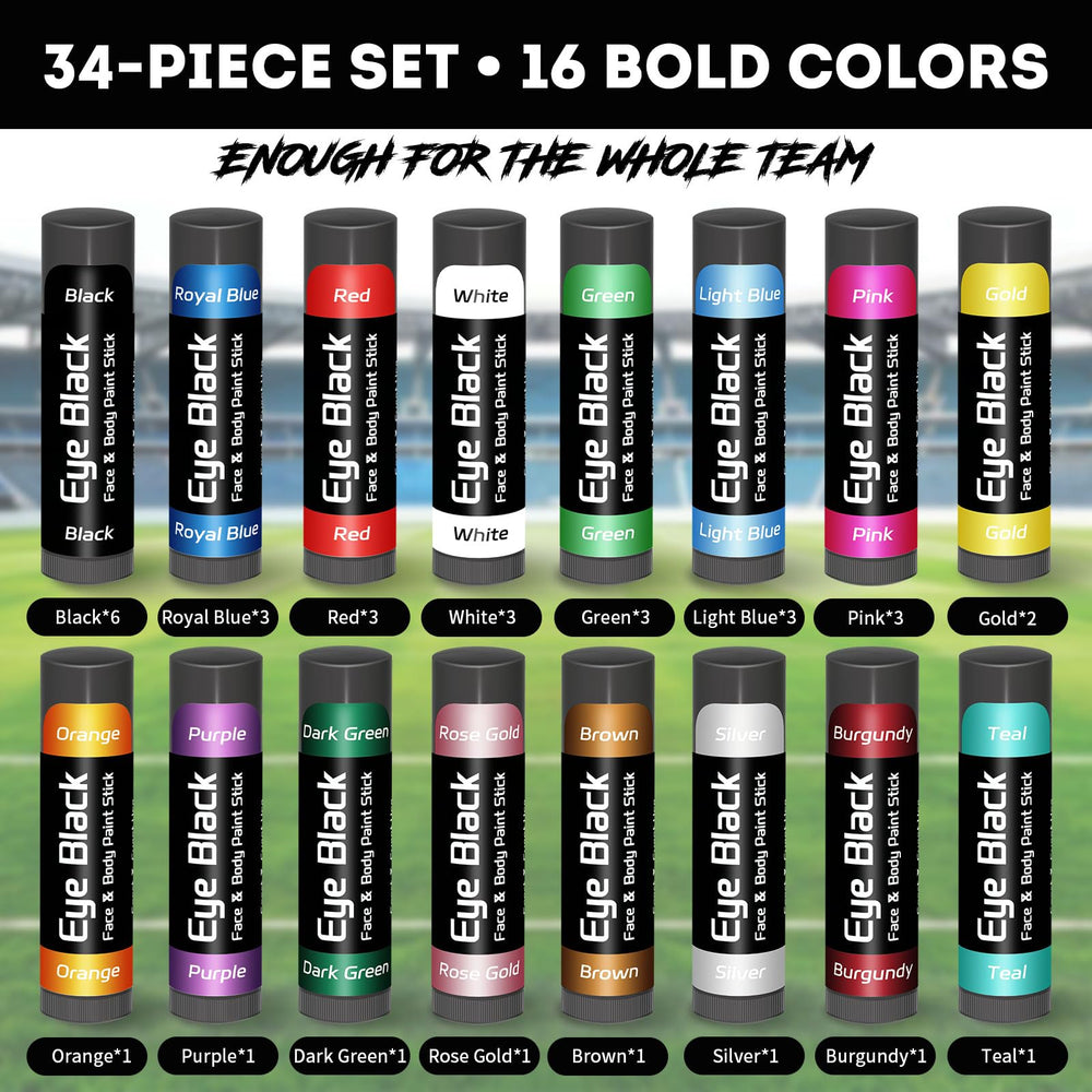 Warmify open sticks displaying 16 colors to pick bold team combinations