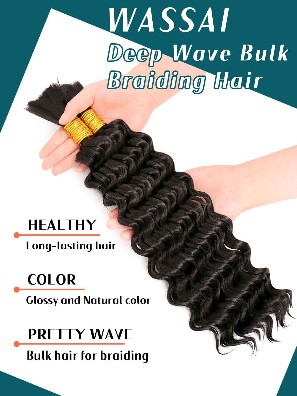 Wassai color selection display illustrating variety for natural blending