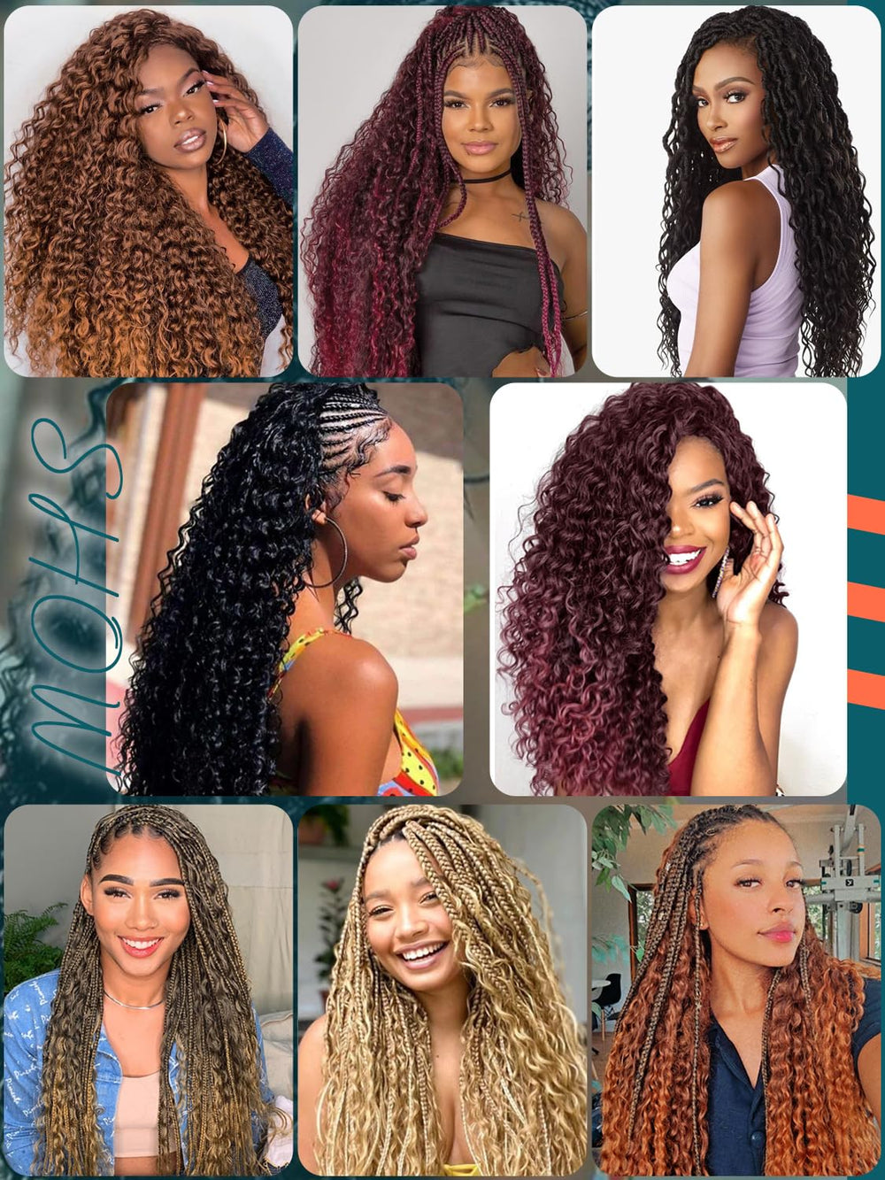 Wassai lifestyle image of boho braids at party showing stylish long-lasting look
