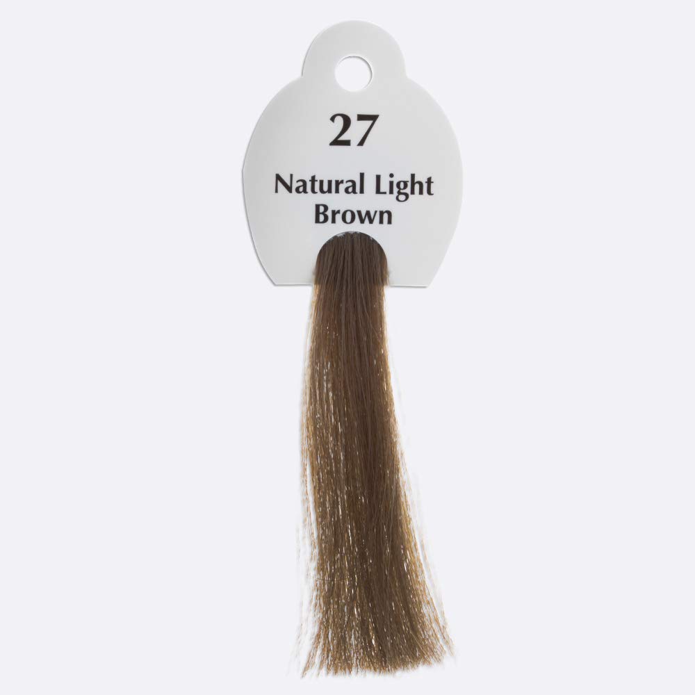 Water Works before-and-after root comparison showing blended light brown results
