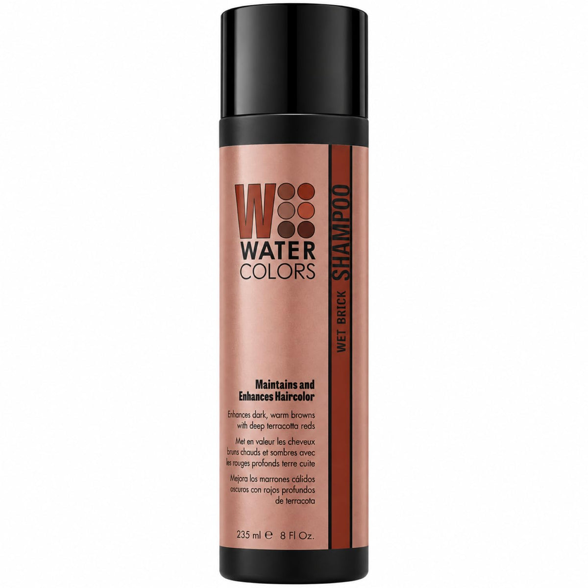 Watercolors Wet Brick front bottle showing product and size, easy color refresh benefit
