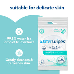 WaterWipes close-up texture showing thicker, softer sheet benefit