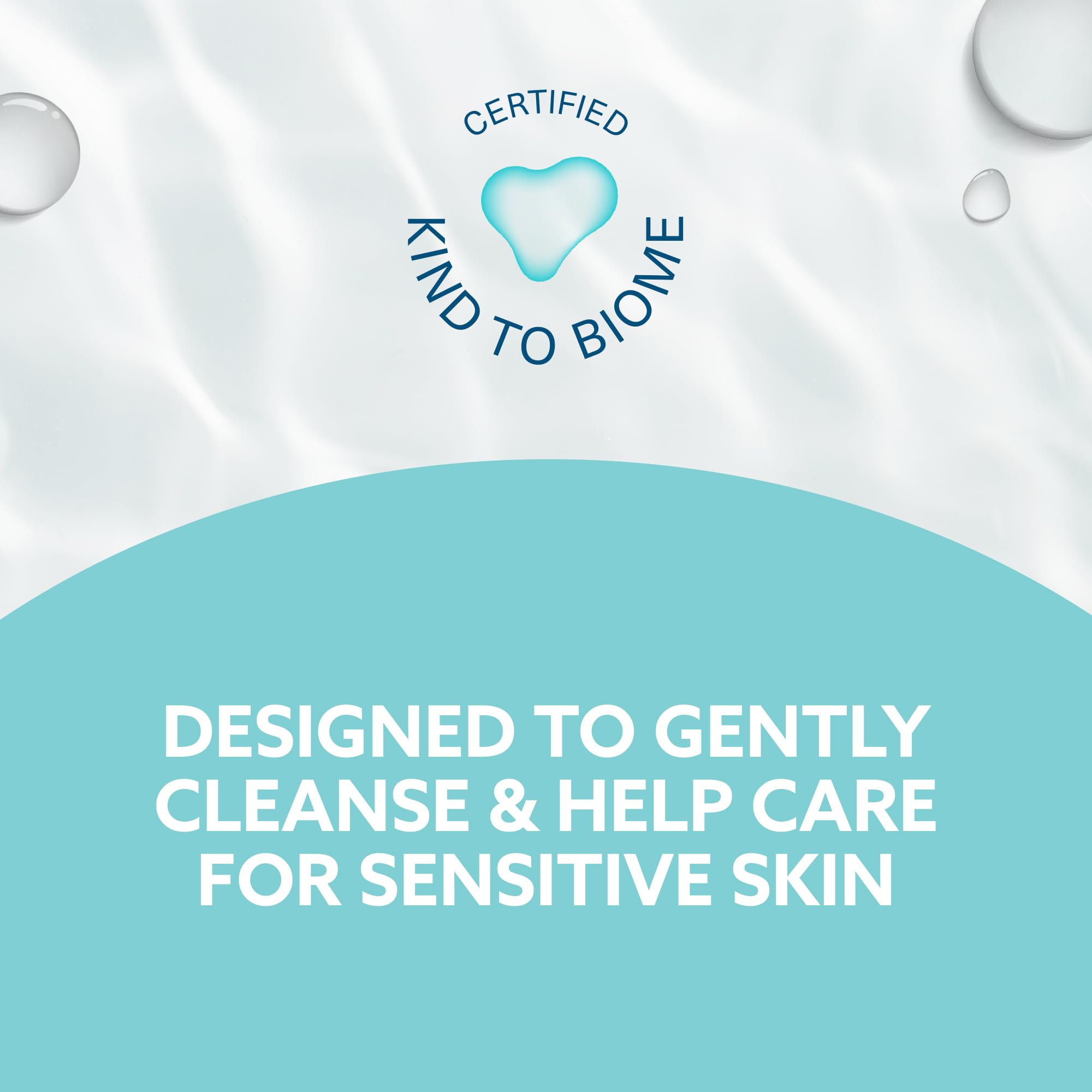 Removing light makeup with WaterWipes to show effective residue removal