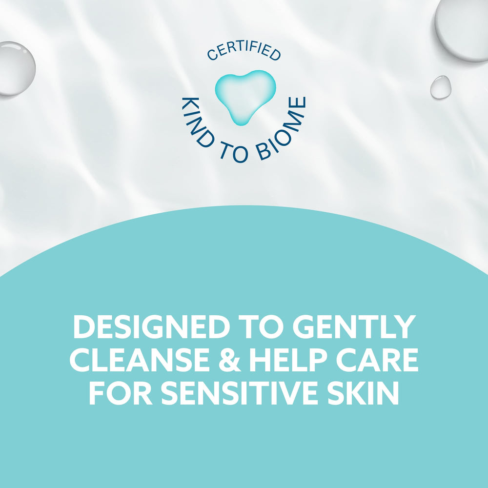 Removing light makeup with WaterWipes to show effective residue removal